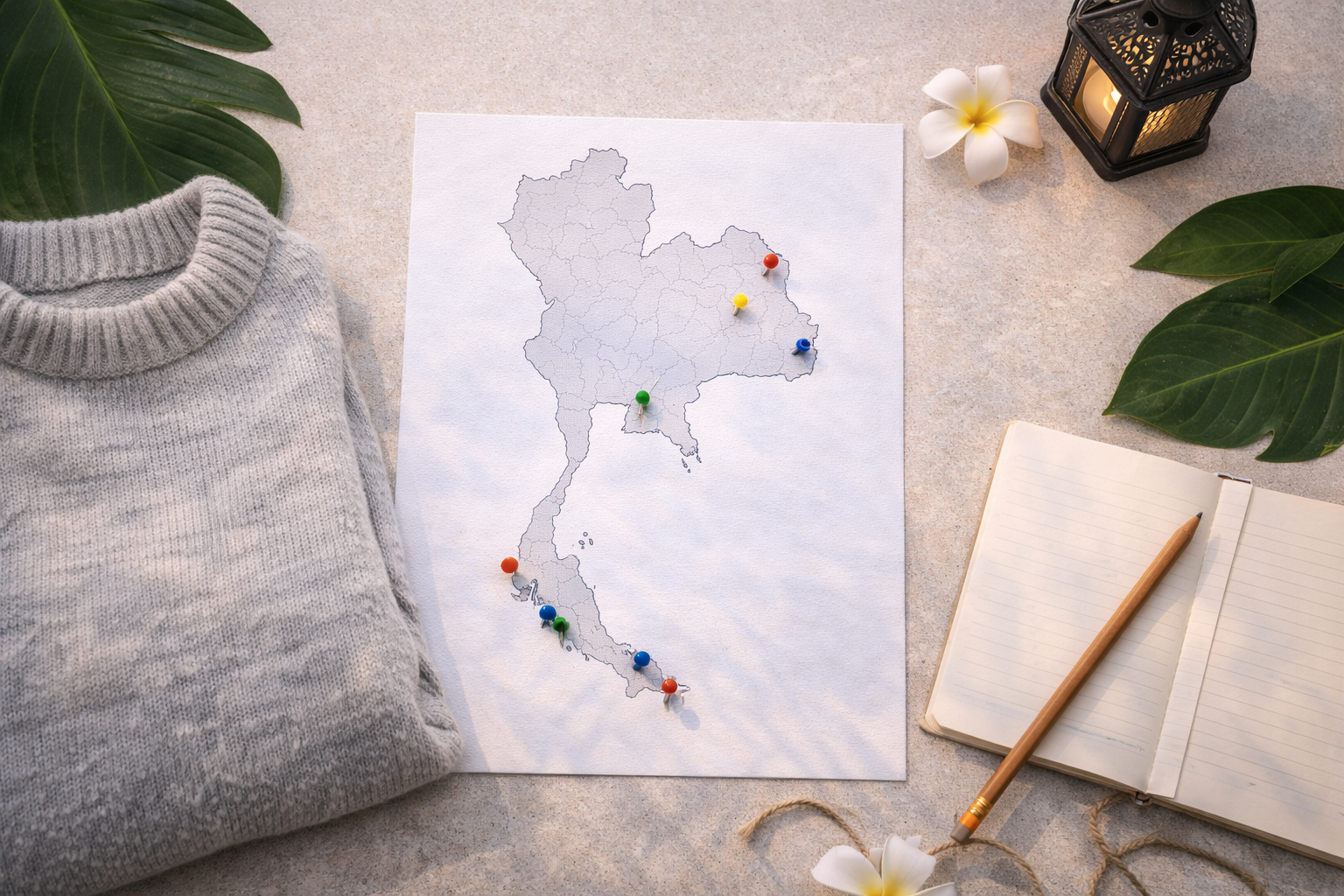 Thailand regions for November planning